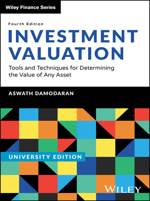 Title details for Investment Valuation, University Edition by Aswath Damodaran - Available